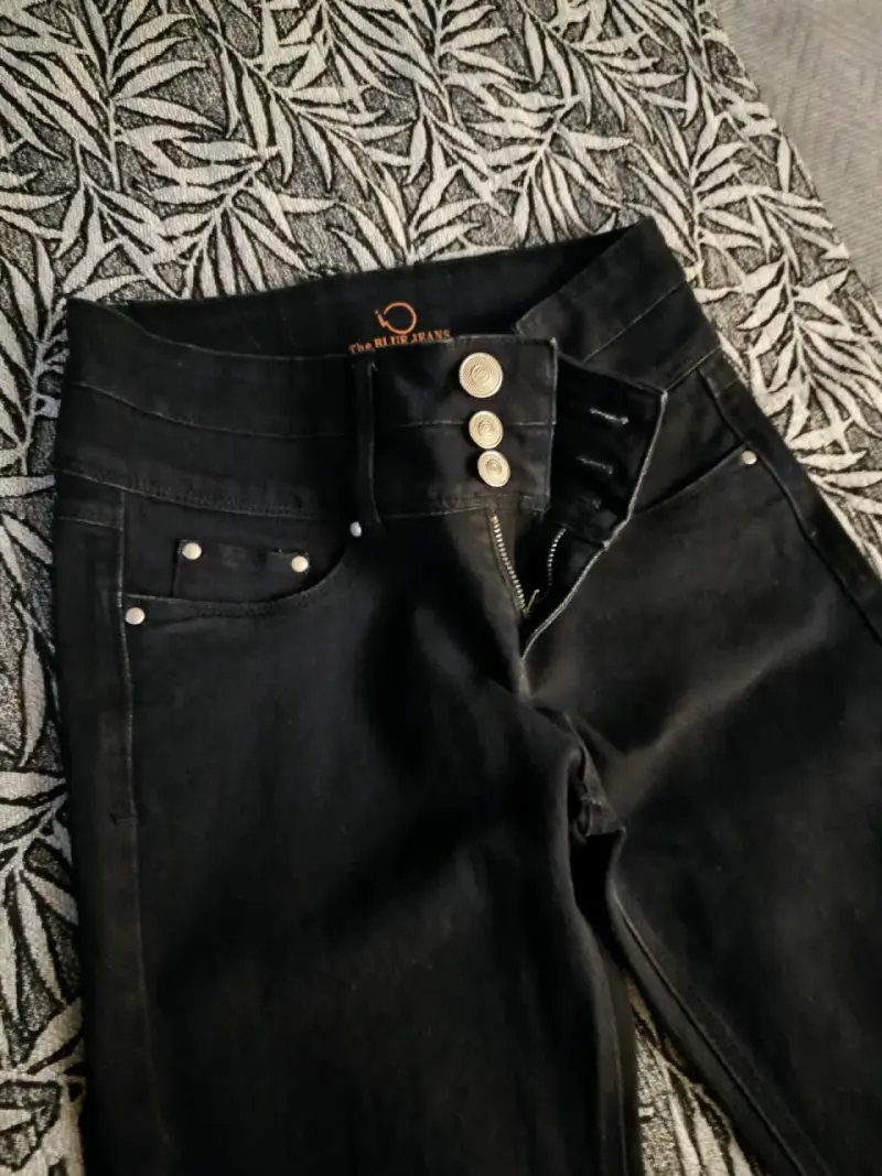 Jeans negros The Blue Jeans Tribeca para mujer - 3