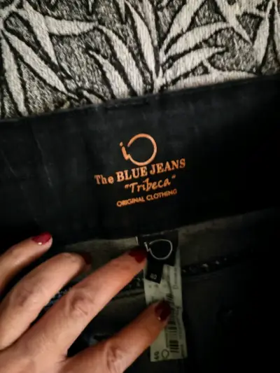 Jeans negros The Blue Jeans Tribeca para mujer - miniatura 4