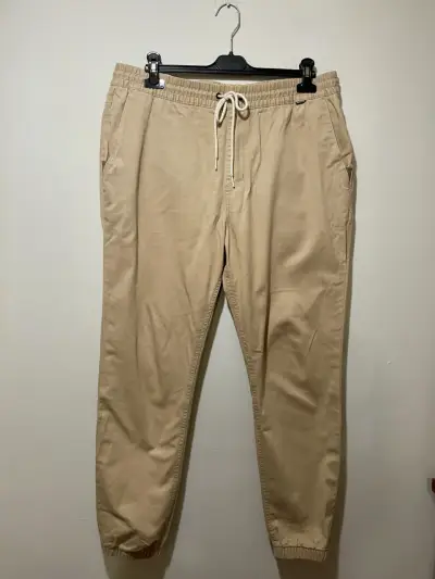 Pantalones jogger beige Hurley para hombre - miniatura 1