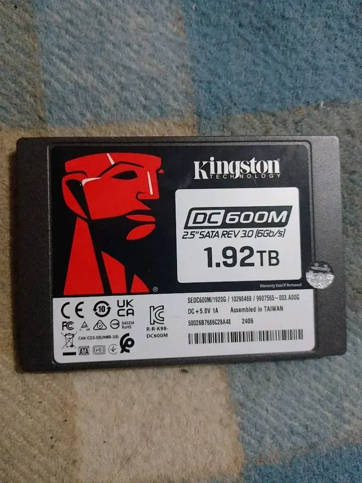 Disco SSD Kingston DC600M 1.92TB SATA 3.0 - 1