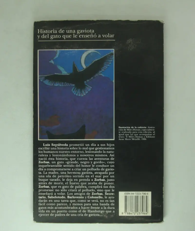 Libro 'Historia de una Gaviota y del Gato que le Enseñó a Volar' de Luis Sepúlveda - 2