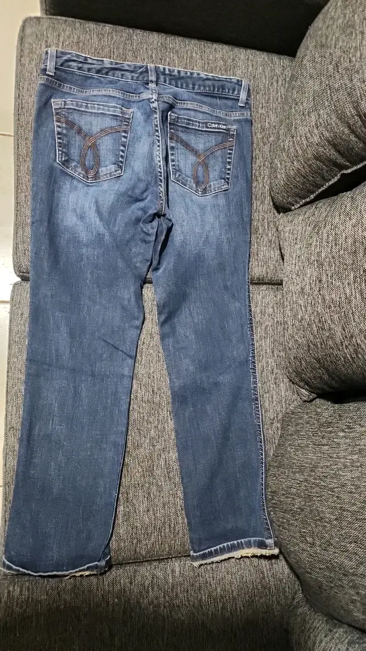 Jeans de mezclilla azul para Mujer - 2