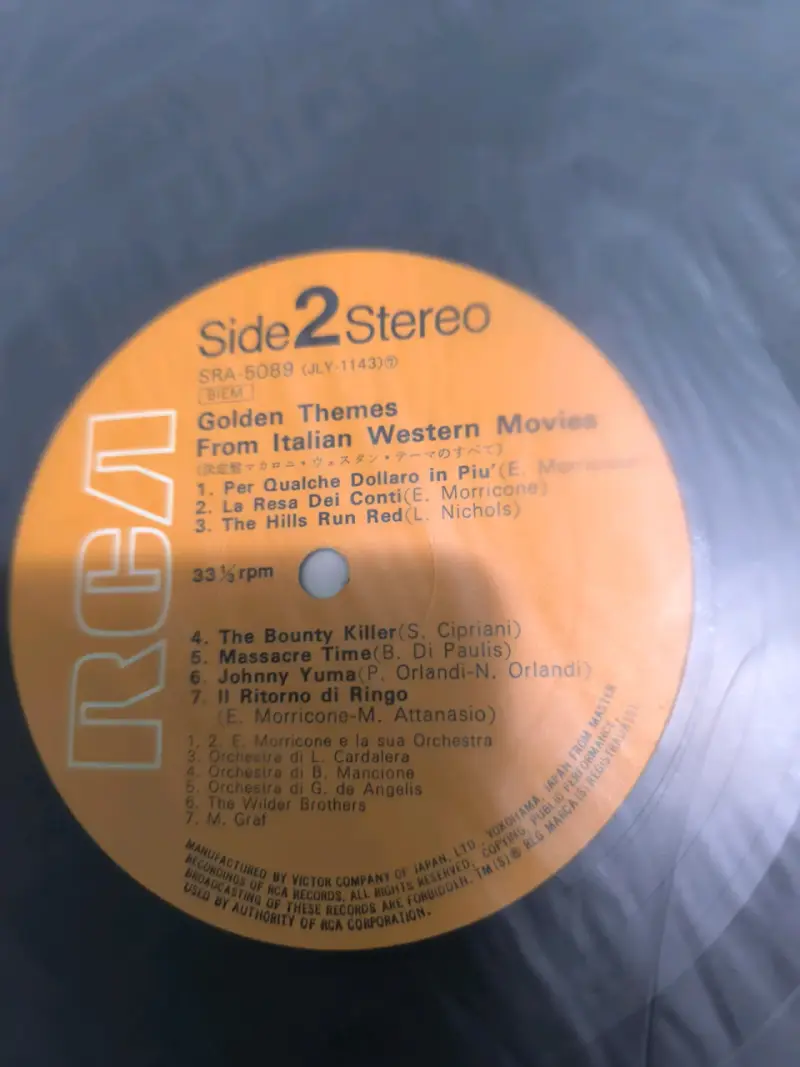 Vinilo RCA Golden Themes de Películas Italianas - 5