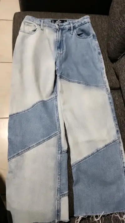 Jeans Holgados Bicolor para Mujer - miniatura 1