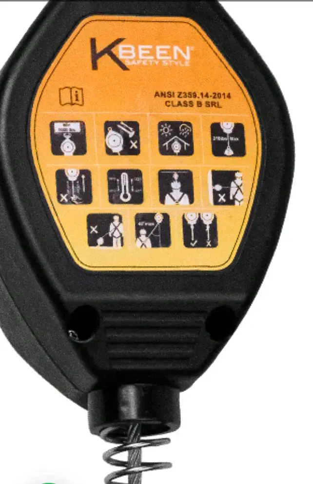 Retráctil de seguridad Keen con gancho - 5