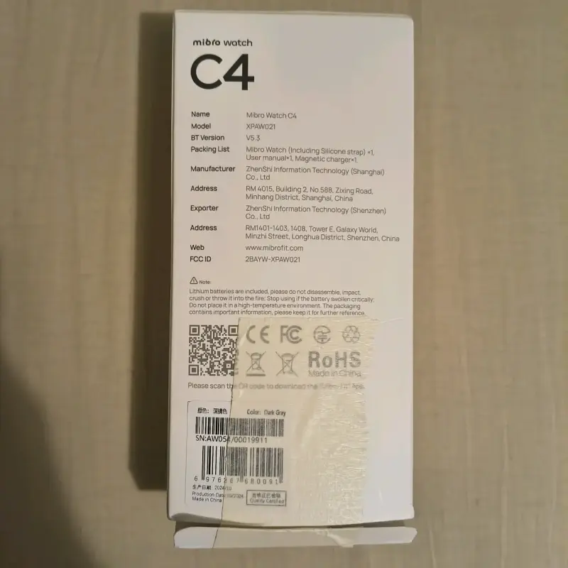 Reloj inteligente Mibro Watch C4 con pantalla 2.01" - 4