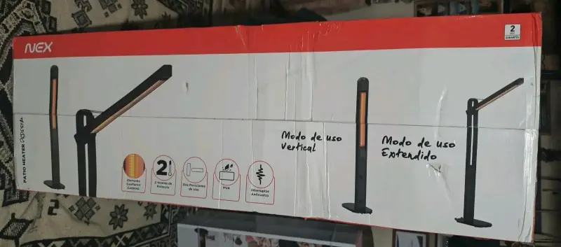 Calefactor exterior vertical Nex con control remoto - 3