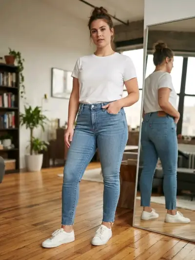 Jeans ajustados Levi's para mujer - miniatura 1