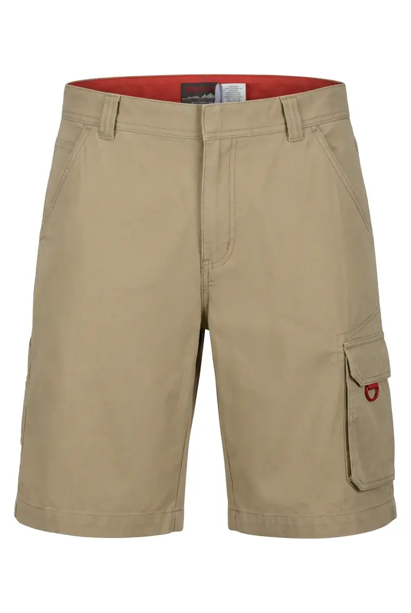 Shorts cargo beige para hombre