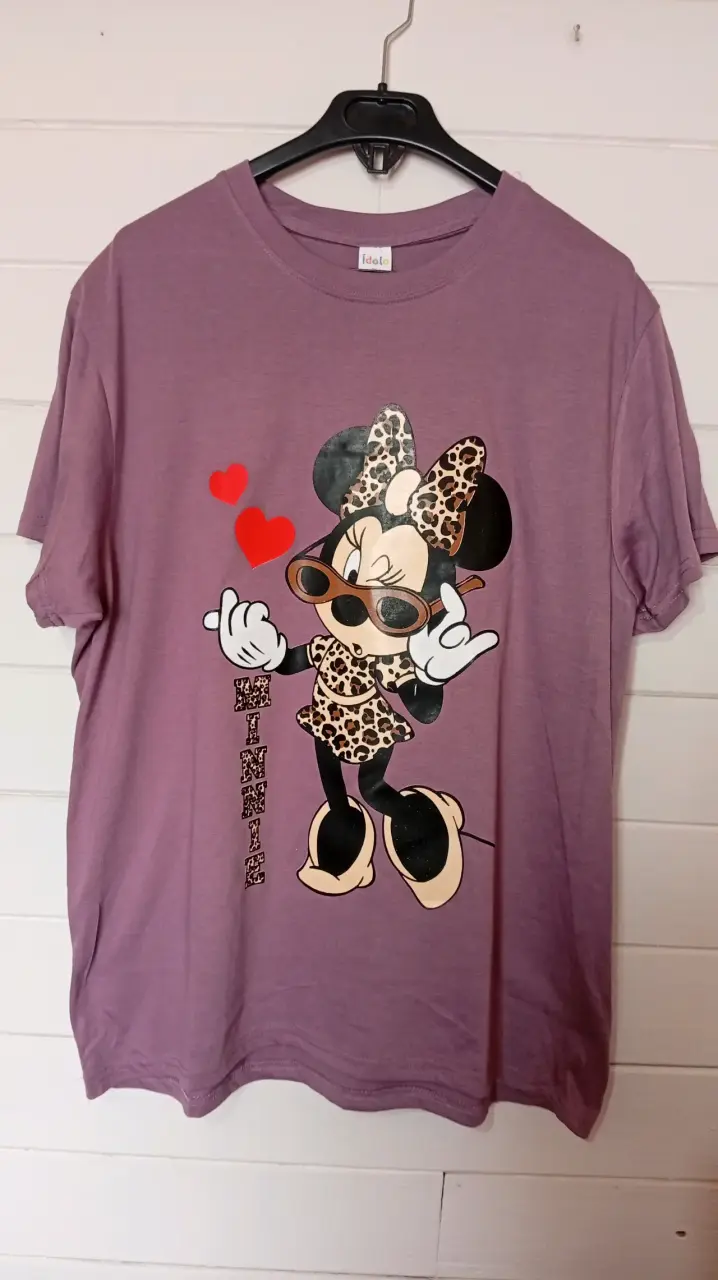 Polera con diseño de Mickey Mouse y Taz - 3