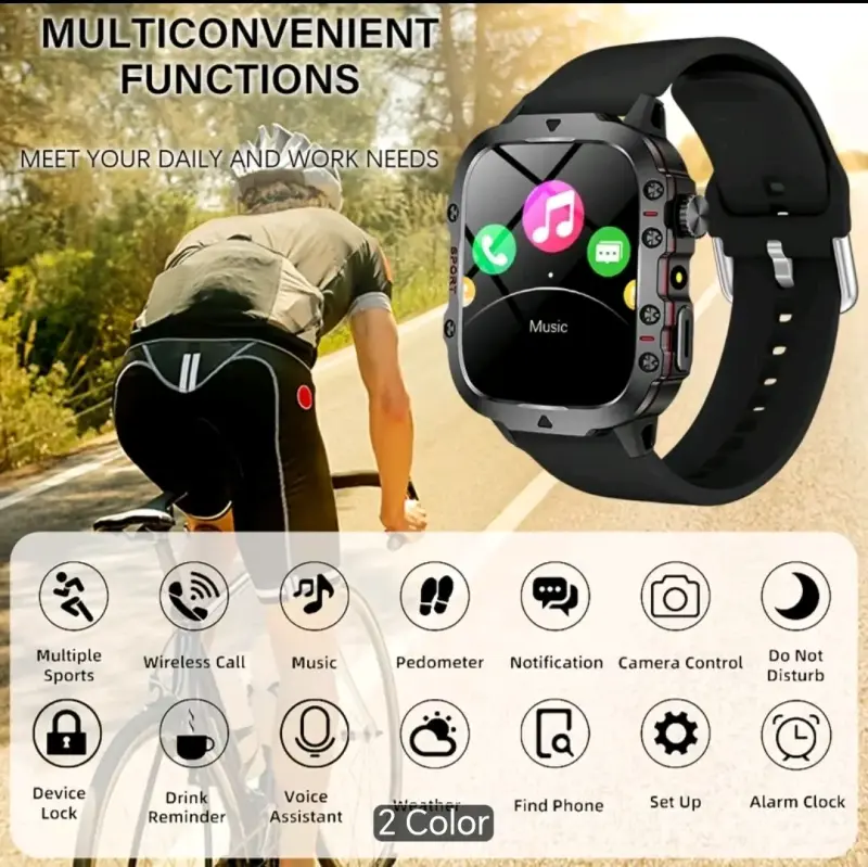 Smartwatch multifuncional con linterna LED - 3