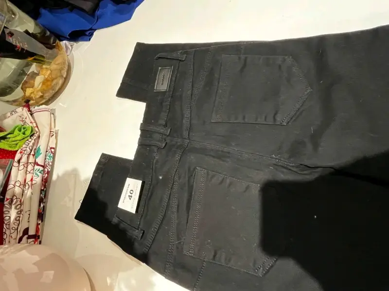 Pantalones negros super skinny Opposite - 2