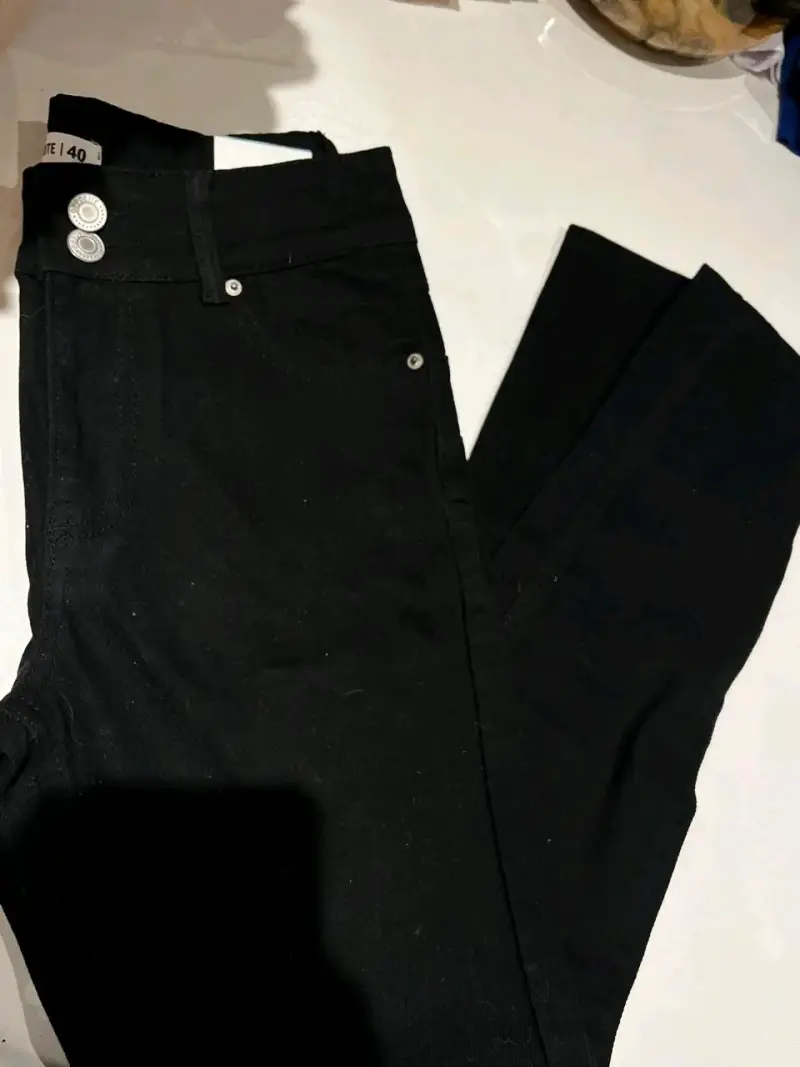 Pantalones negros super skinny Opposite - 3
