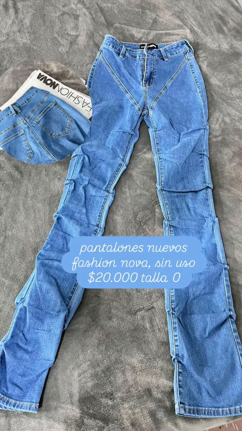 Jeans azules nuevos Fashion Nova talla 0
