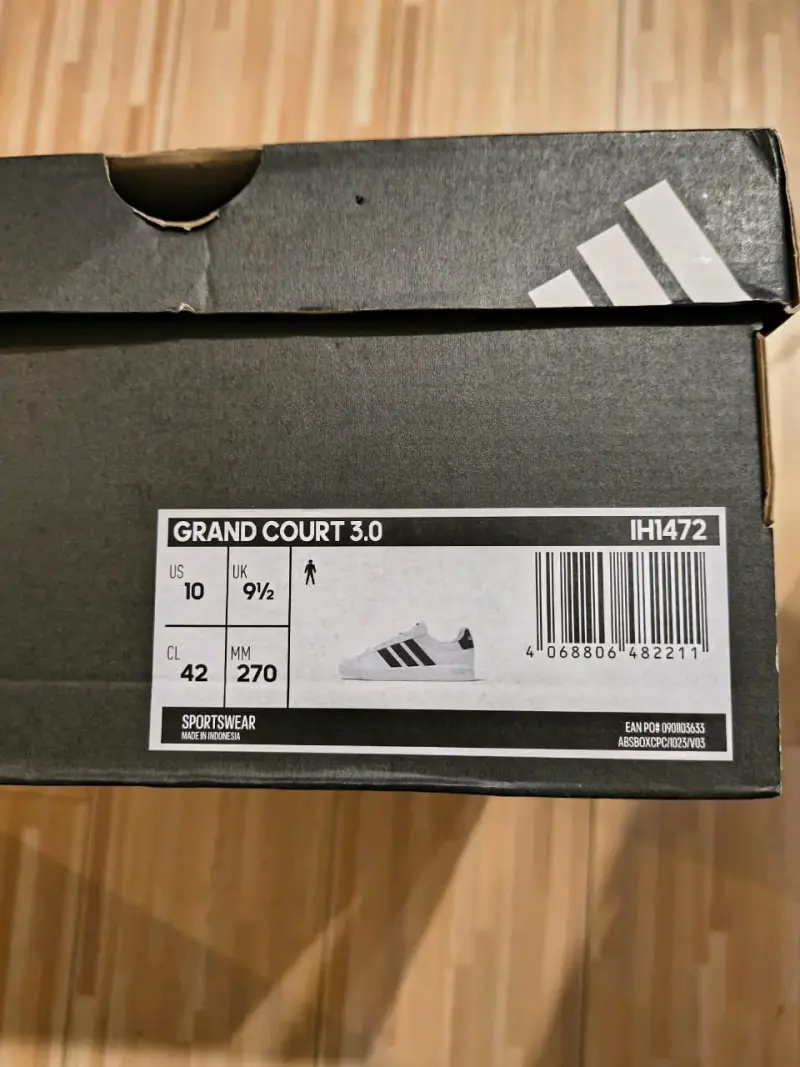 Zapatillas blancas Adidas Grand Court 3. - 3