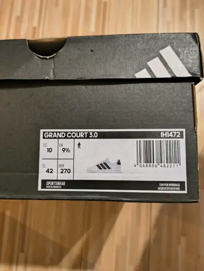 Zapatillas blancas Adidas Grand Court 3. - miniatura 3