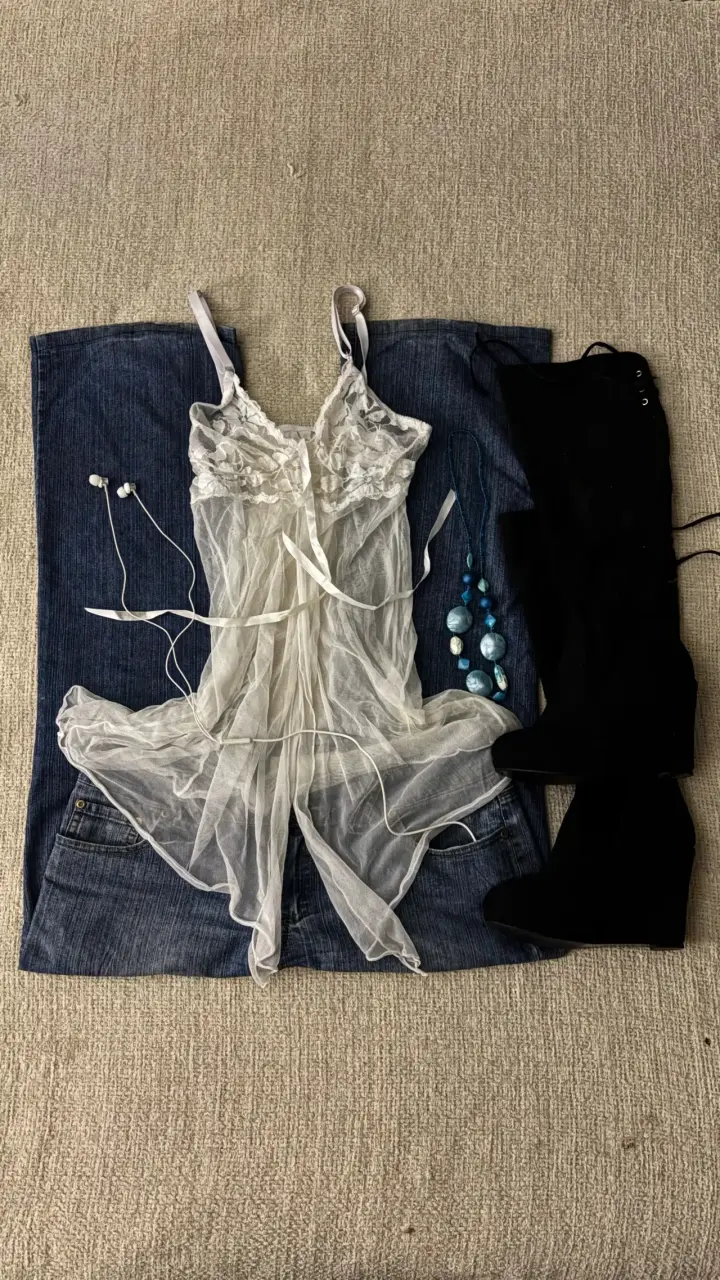 Conjunto de Lencería Blanco 🤍🫧📁 - 1