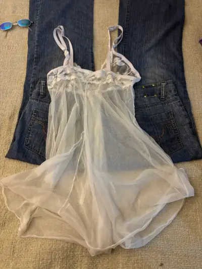 Conjunto de Lencería Blanco 🤍🫧📁 - miniatura 3