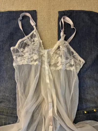 Conjunto de Lencería Blanco 🤍🫧📁 - miniatura 4