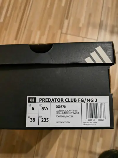 Zapatillas de fútbol Adidas Predator Club rojas - miniatura 3