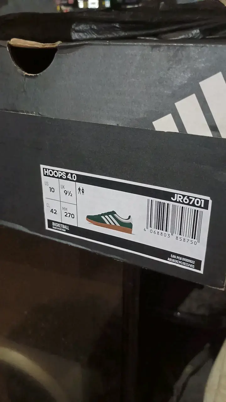 Zapatillas deportivas Adidas verdes y blancas - 4