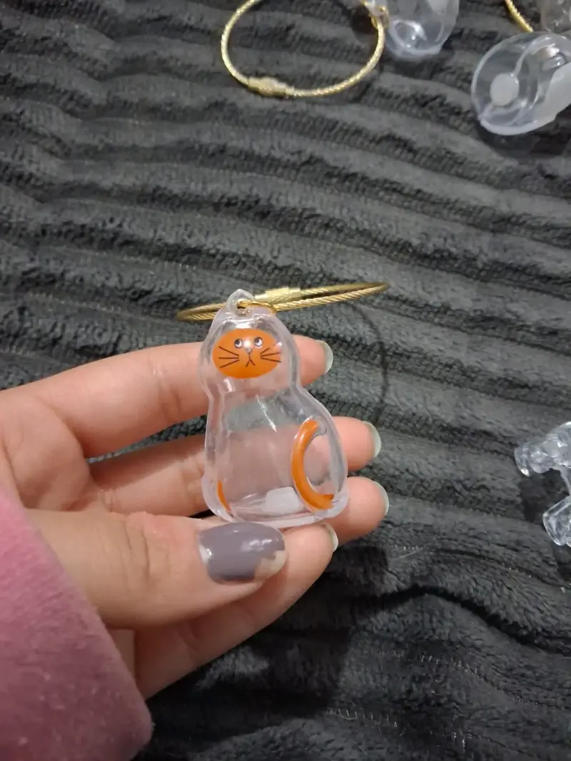 Adornos de acrílico con forma de gato - 1