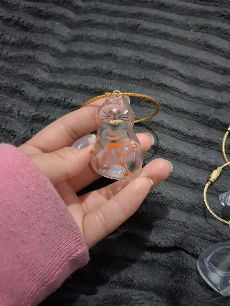 Adornos de acrílico con forma de gato - 3