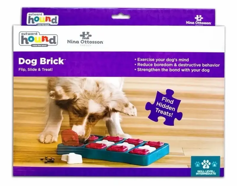 Juego interactivo para perros Dog Brick Outward Hound - 1