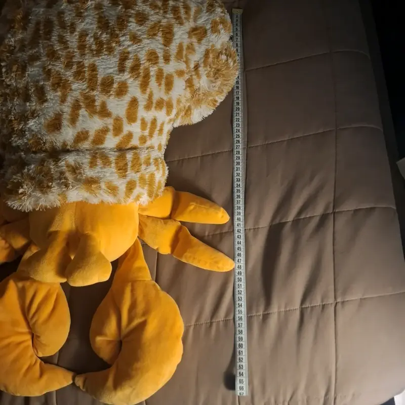 Peluche de cangrejo naranja grande - 4