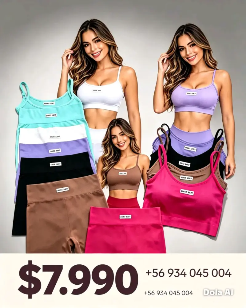 Conjunto deportivo de mujer en varios colores