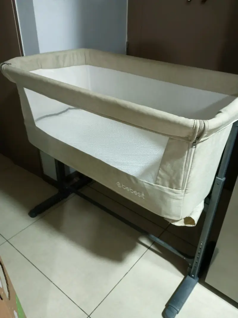 Cuna colecho beige ajustable Bebesit - 2
