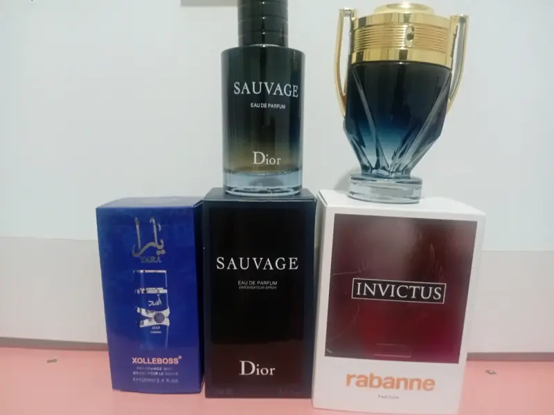 Set de Perfumes para Hombre con Dior Sauvage e Invictus - 1