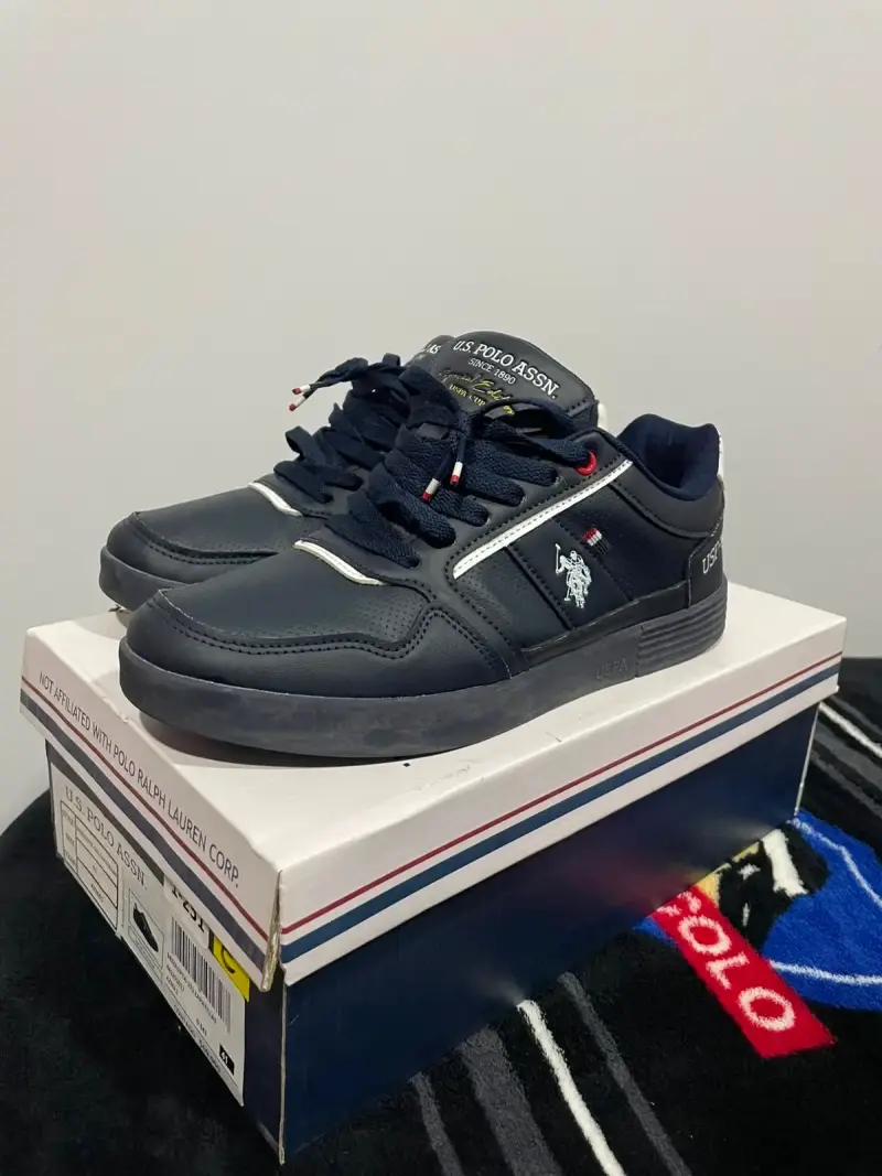 Zapatillas US Polo Assn 41 azul marino - 1