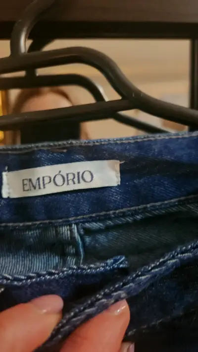 Jeans azules con diseño paisley Empório - miniatura 3