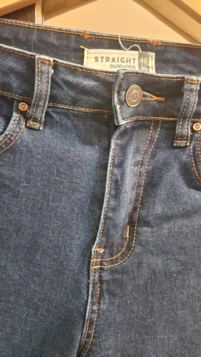 Jeans rectos azul oscuro Barbados talla 40 - miniatura 3