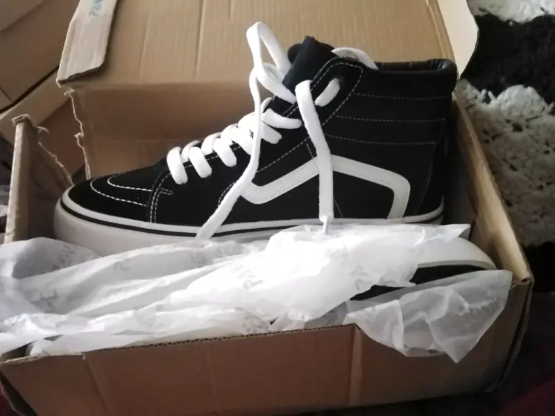 Zapatillas altas de lona PAND-G negras - 2