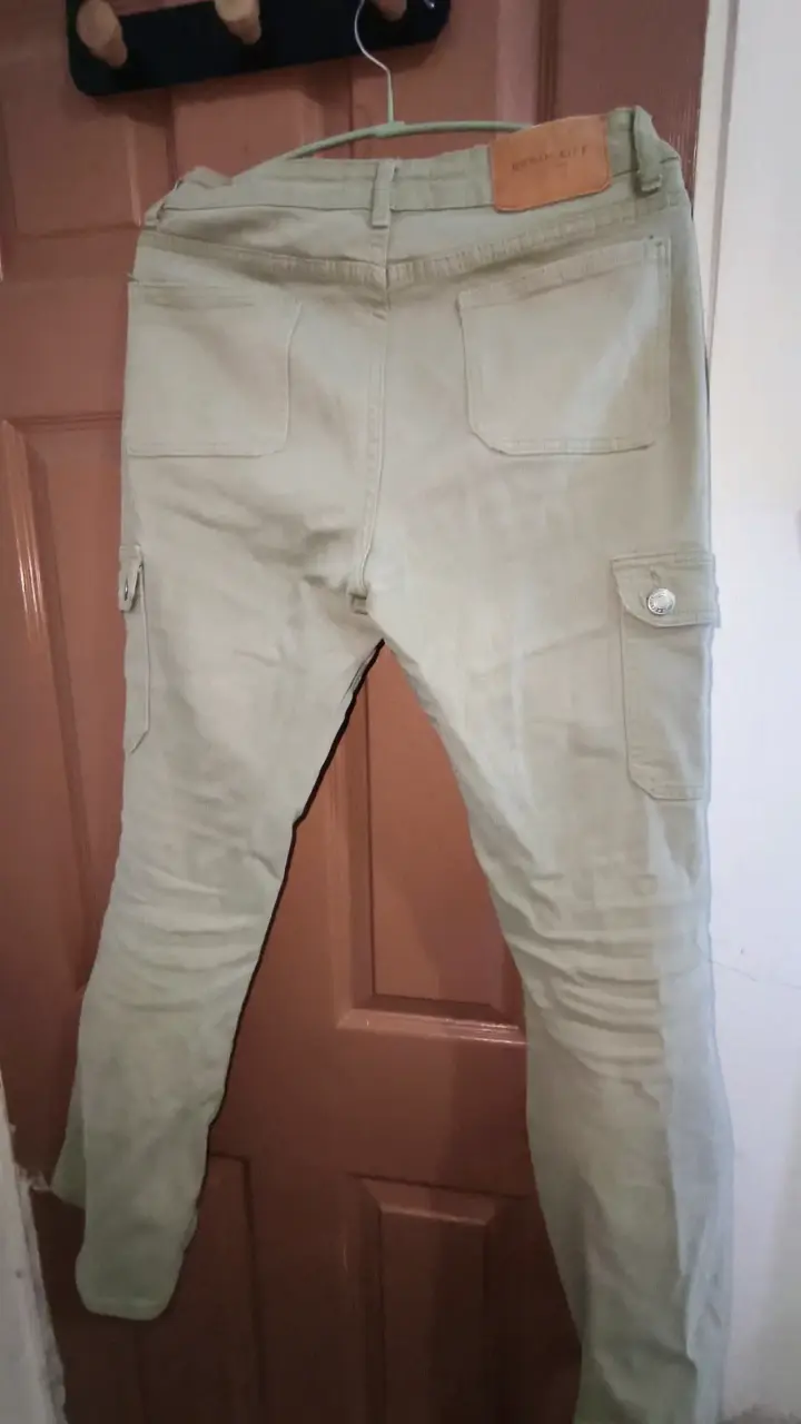 Pantalones cargo verde oliva Denim Life talla 40
