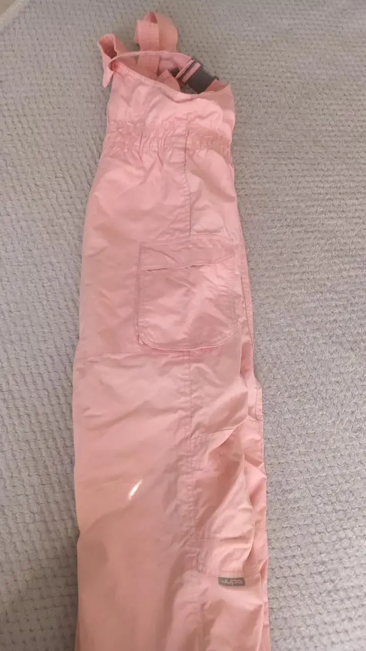 Overol de nieve rosado para niña Jupa - 4