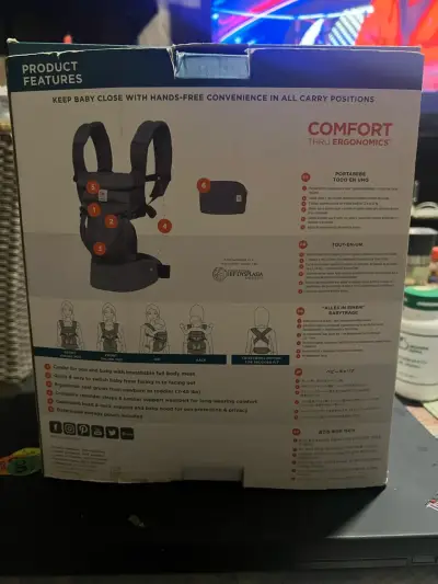 Portabebés Ergobaby Omni 360 Cool Air Mesh - miniatura 2