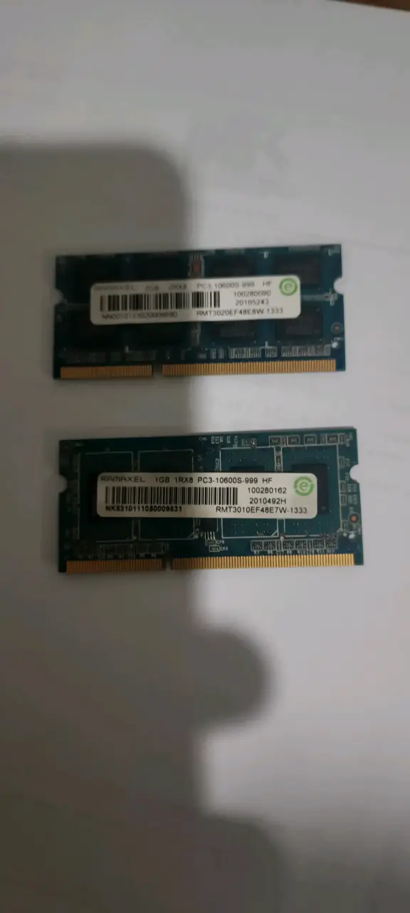 Memorias RAM 10GB y 20GB para laptop - 2