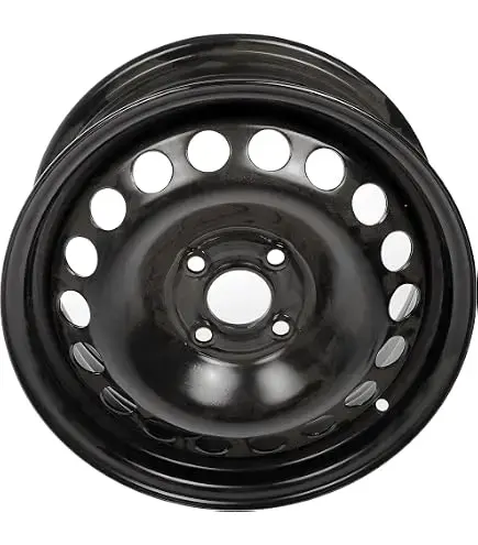 Set 4 llantas de acero aro 15 + 4 tapas Toyota