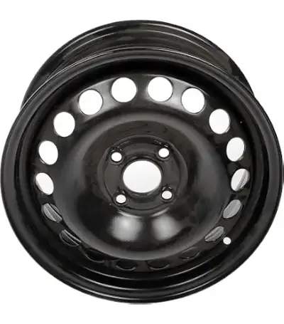 Set 4 llantas de acero aro 15 + 4 tapas Toyota - miniatura 1