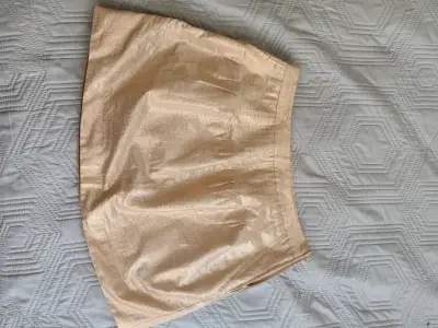 Falda dorada brillante H&M para mujer - miniatura 2
