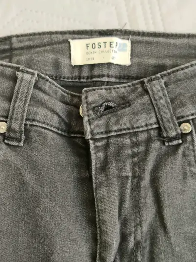 Jeans grises Foster Denim Collection para mujer - miniatura 2