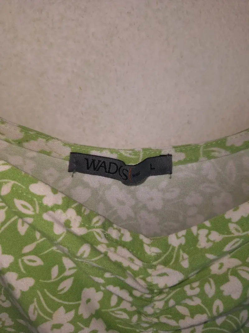 Vestido verde floral Wados L - 2