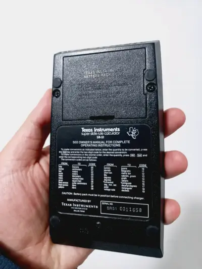 Calculadora científica Texas Instruments SR-51 vintage - miniatura 2