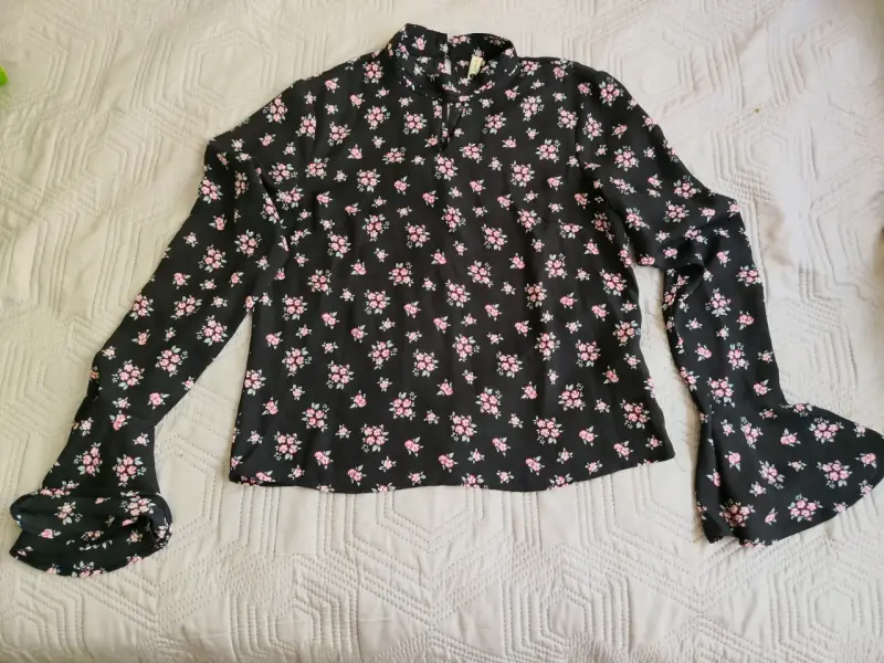 Blusa floral negra Sybilla Collection - 3