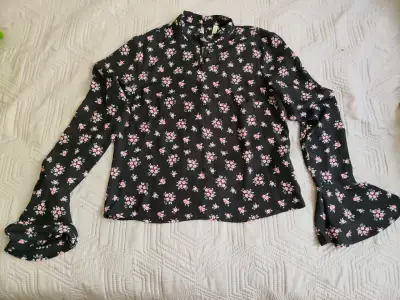 Blusa floral negra Sybilla Collection - miniatura 3