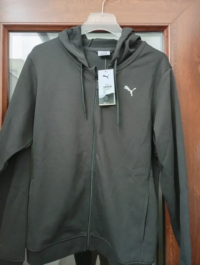 Polerón Puma con capucha negro Unisex - 3