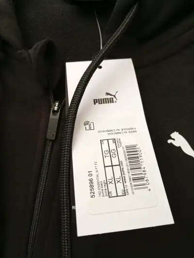 Polerón Puma con capucha negro Unisex - miniatura 4